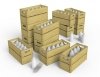 Miniart 35573 MILK BOTTLES & WOODEN CRATES (1:35)